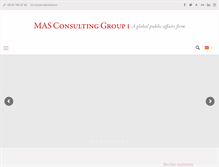 Tablet Screenshot of masconsulting.es